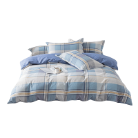 伊伊爱 纯棉格子系列四件套