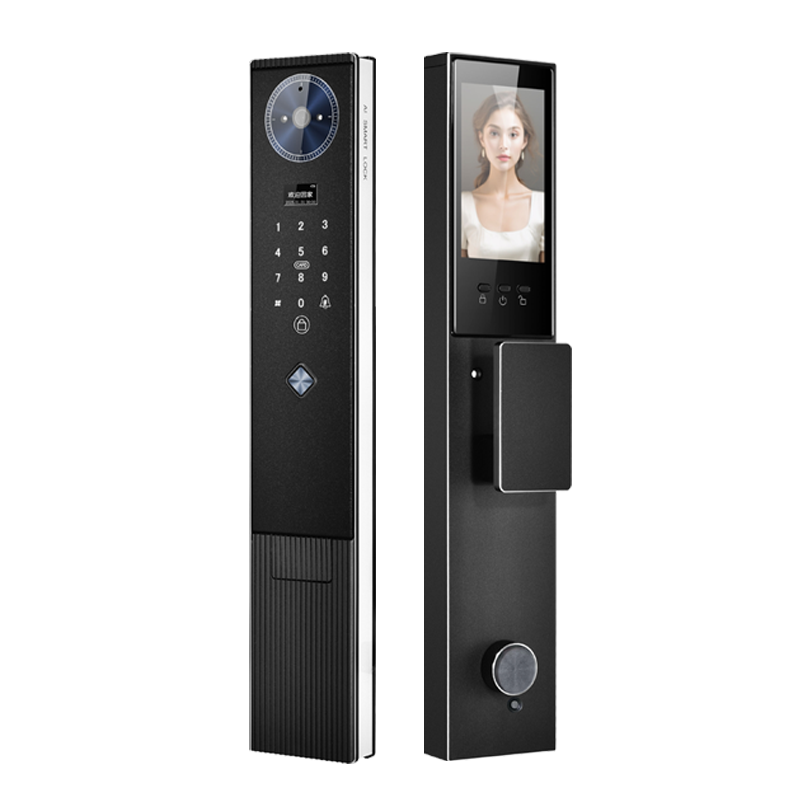 智贝勒K6精雕全自动人脸手掌爽识别主动对讲蓝牙锁控