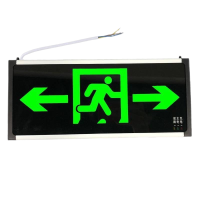 洛安斯 安全出口指示灯上出线 双面双向个