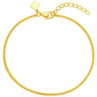 周大福简约肖邦手链 黄金足金手链(工费:260计价)EOF1131