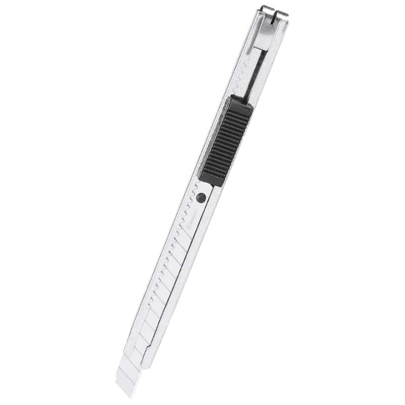 齐心(COMIX) 美工刀 B2806 9mm 银色 10把装