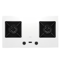 老板(Robam)盐系G2燃气灶 双灶家用5.2kW烟灶联动 定时灶一级能效 57BA-G2 天然气