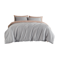 伊伊爱 60S纯色双拼莱赛尔四件套