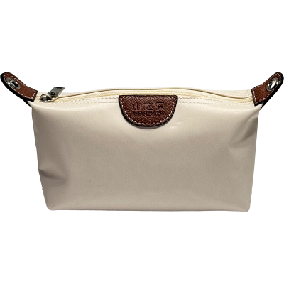 山之只 便携化妆收纳包 米白色 个