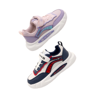 猪猪侠GG-BOND女童皮面防水运动鞋2025新款儿童休闲板鞋男学生跑步鞋女孩