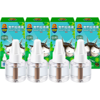 超威电热蚊香液补充装雨后薄荷40ml*4瓶温和配方有效驱蚊