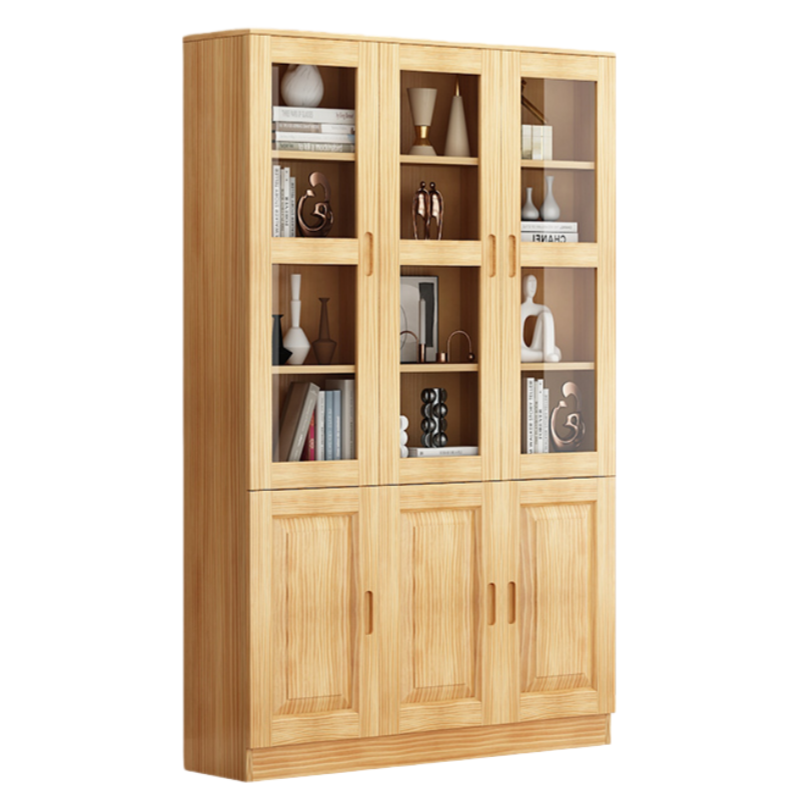 芙首泰木质书柜三门120*32*195cm个