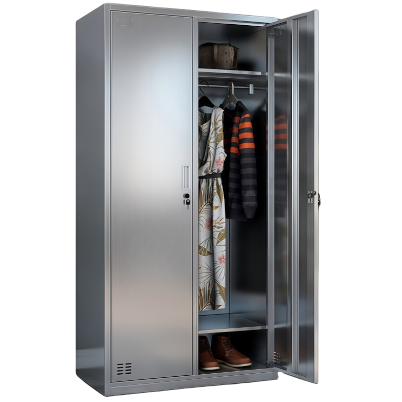 豫龙都 不锈钢衣柜 二门 台