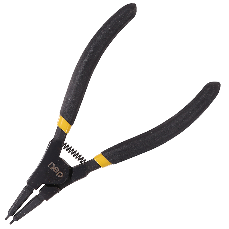 得力(deli) 50号铬钒钢外直卡簧钳轴用挡圈钳轴用弹簧钳5英寸 DL20522 单位/把