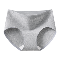 猫人纯棉内裤女士2025新款全棉裆抗菌中腰无痕透气纯色三角短裤
