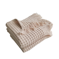 三人居华夫格披肩毯盖毯SRJ40240/条