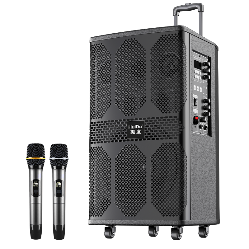 惠度(HuiDu)BBZ-10专业十寸三分频户外拉杆音响带电池话筒(销售单位:台)