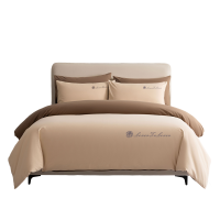 伊伊爱 50S双股经典刺绣防螨长绒棉四件套