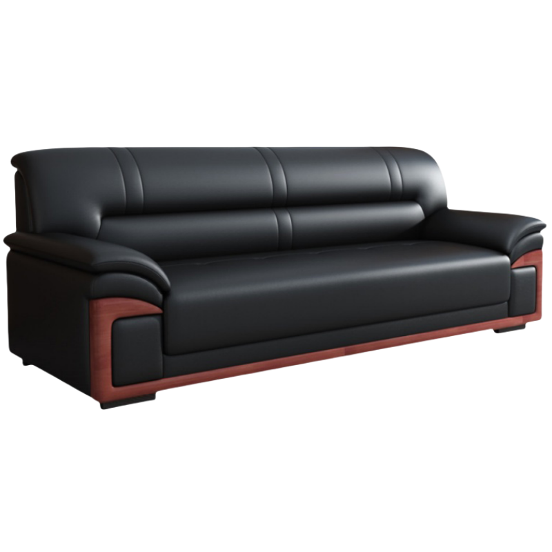 宜掌柜 洽谈沙发 1+3真皮 套