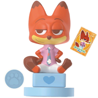 迪士尼正版疯狂动物城2印章橡皮系列公仔电影联名尼克朱迪玩偶