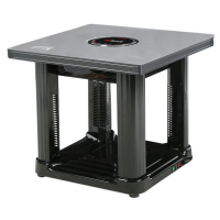 雪中情新款电暖炉小暖阳钢玻白色90*90CM电陶炉电炉桌家用多功能取暖餐桌电烤桌烤火桌电炉子方形电热餐桌