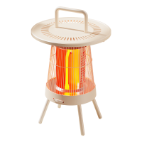 志高2025新款围炉取暖器家用烤火炉电围炉鸟笼取暖器家用小太阳电暖器语音款