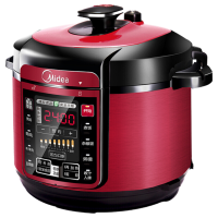 美的(Midea)电压力锅家用大容量多功能智能预约汤炖肉煮饭MY-WQC60A5[双胆] 6L