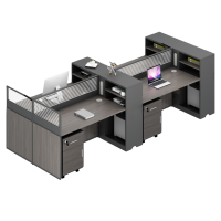 芙首泰屏风工位四人位含柜300*120*110cm张