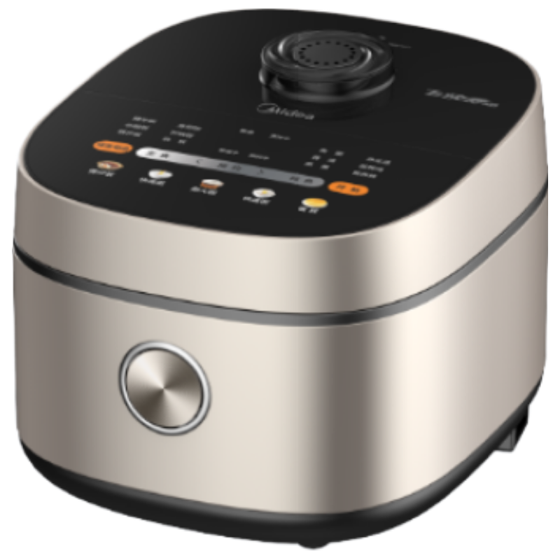 美的(Midea)电饭煲4L家用抗菌银钻圆灶釜17大功能菜单24H智能预约电饭锅MB-RC423[ZMD安心系列]