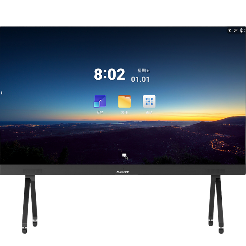 泽显 LED一体机 136英寸全彩COB倒装高清智能会议可触控显示屏 无线投屏可移动大屏幕 ZXN-P1.8ACFC