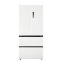 美的(Midea)家用电冰箱 M60双系统508法式超薄平嵌双循环底部散热 BCD-508WUFPZM(E)星尘白