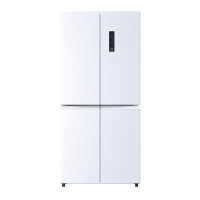 美的(Midea)271升三门大容量小户型家用租房电冰箱一级能效变频节能风冷无霜MR-283WTPZE炭灰-月夜