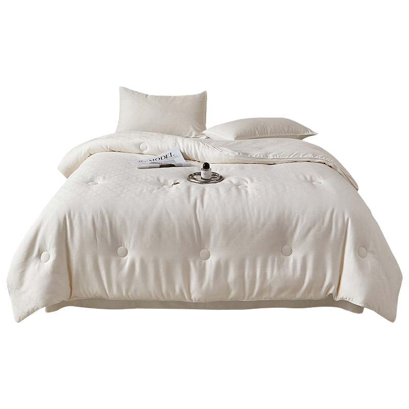 伊伊爱 润棉贡缎大提花大豆秋冬被