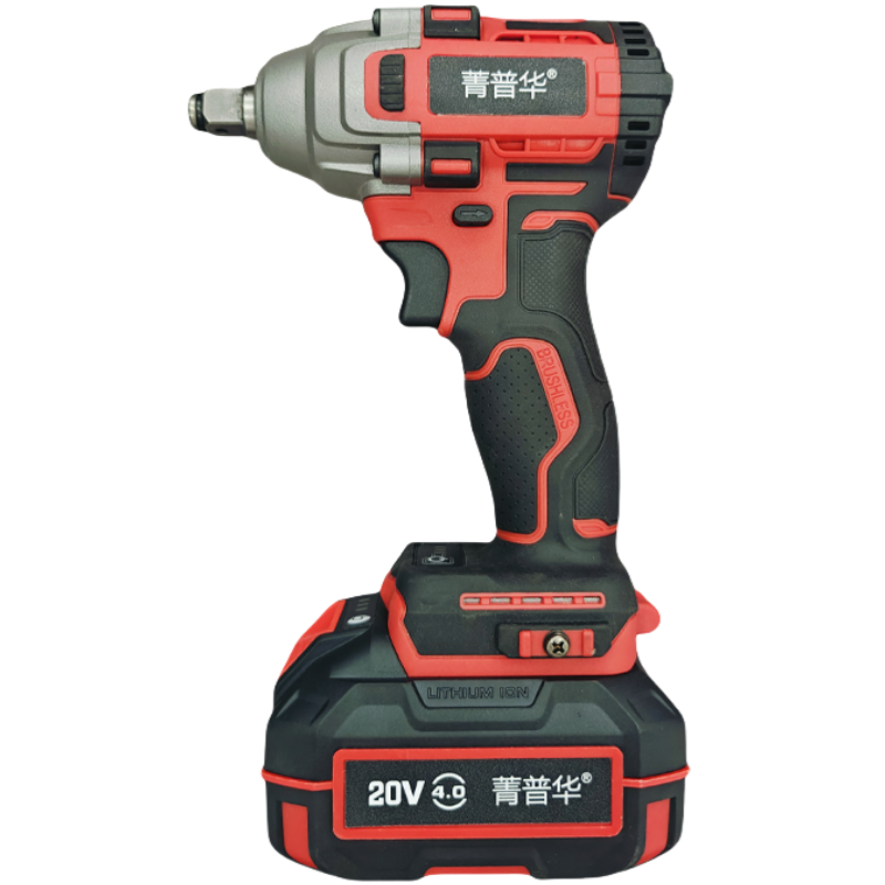 菁普华充电式无刷锂电电动冲击扳手1/2