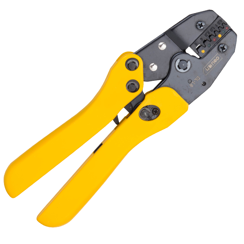 得力(deli)压线钳 绝缘接线冷压钳 多功能棘轮式端子压接钳 冷压钳聚端接线DL-L8 单位/把