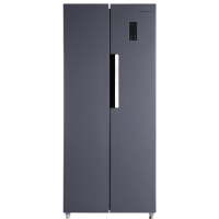 上菱 445升对开门冰箱 一级能效 风冷无霜 节能双变频离子净味养鲜家用大容量双开门电冰箱BSE445PWL丝蕴灰