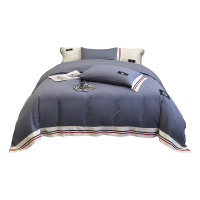 伊伊爱 全棉宽边TB时尚生活四件套