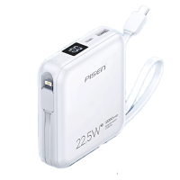 (3C认证)品胜10000毫安自带双线22.5w快充充电宝C+L口线适用手机华为vivo小米移动电源