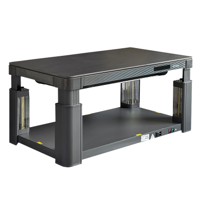 火焰山2025新款多功能升降电暖茶几长方形客厅家用电暖桌取暖桌烤火炉一体