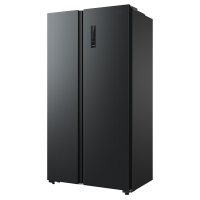 美的(Midea)家用电冰箱一级能效双变频 净味风冷无霜大容量精细分存储 BCD-605WKPZM(E)炭灰-浮光