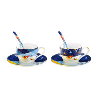毕加索咖啡杯套装图案精美包装精美高温烧制安全耐用P20-XC06
