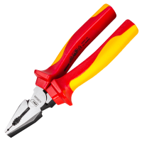 得力(deli) 6英寸绝缘省力钢丝钳老虎钳 绝缘剪线钳DL512006 单位/把