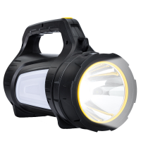 得力 双侧灯高配版LED强光手电筒充电超亮多功能手提探照灯家用矿灯应急灯 DL551205 单位/个