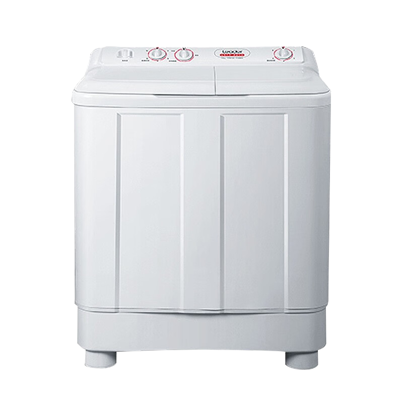 统帅(Leader)海尔出品双缸洗衣机10公斤容量 半自动双桶洗衣机强力去污 洗脱分开 TPB100-1188BS