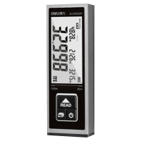 得力(deli)手持式迷你大屏激光测距仪锂电池50米高精度量房仪 DL331050M 单位/台