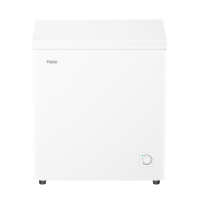海尔白色200升卧式冷柜BC/BD-200GHPW9DX家用卧式冰柜 冷柜 小冰箱 1级能效