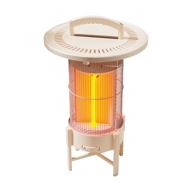 志高围炉煮茶取暖器暖风机直腿围炉小太阳家用干衣鸟笼烤火炉电暖遥控款