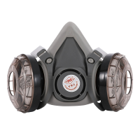 梅安6200双滤式防毒口罩喷漆甲醛工业化工气体异味工业防尘半面罩