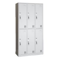 伟樽六门钢制衣柜定制台