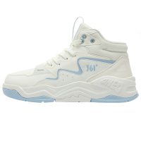 361°板鞋女冬季新款加绒保暖高帮休闲鞋女鞋682446618A