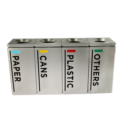 直隶旺牌 分类垃圾桶 1480*420*800mm 组