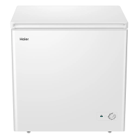 海尔(Haier)200升 家用卧式冰柜 冷柜 小冰箱 减霜80% 一级能效 断电保护 带脚轮BC/BD-200GHDT