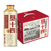 雪花啤酒垦十四琥珀拉格12.5度500ml*12听马口铁整箱