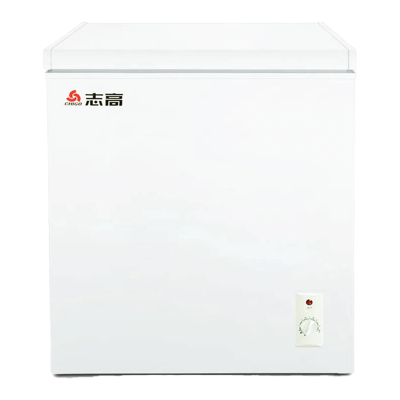 志高一级能效小冰柜228升家用小型全冷冻迷你节能微霜商用冷柜(白色)