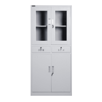 酷美智悦 中二斗文件柜两抽 850*390*1850标准款 KM-JZ142 个